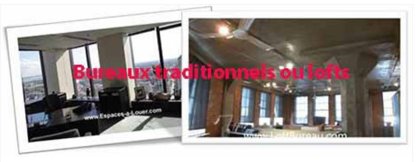 Lofts and traditionnal office space for lease in Montreal